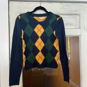 Ladies, American Eagle argyle sweater